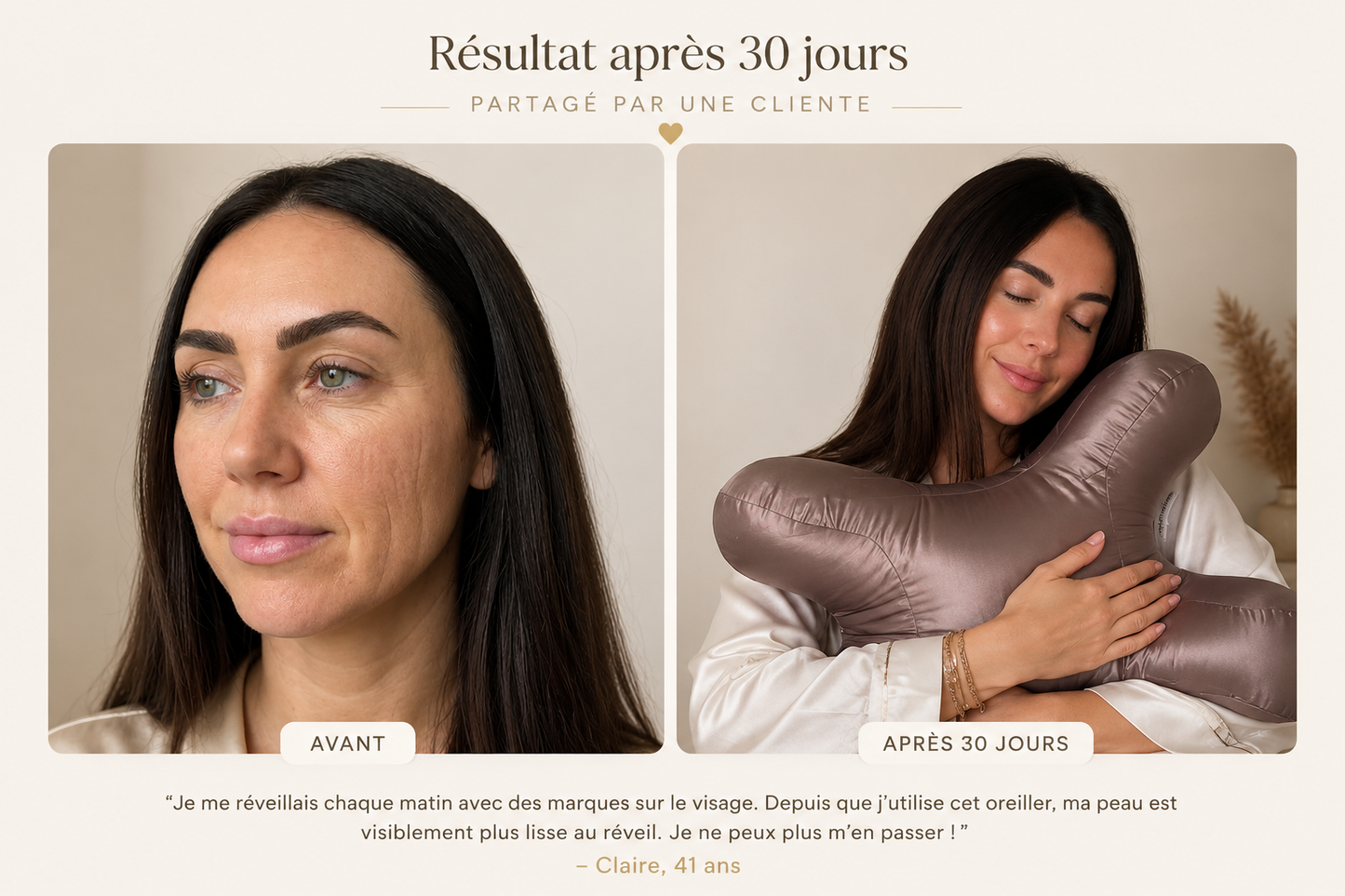 Noctéa™ - Oreiller Beauté Anti-Rides