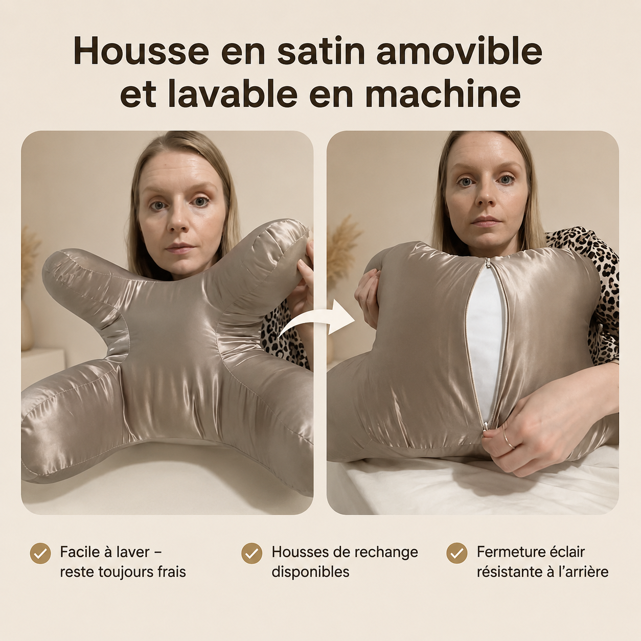 Noctéa™ - Oreiller Beauté Anti-Rides